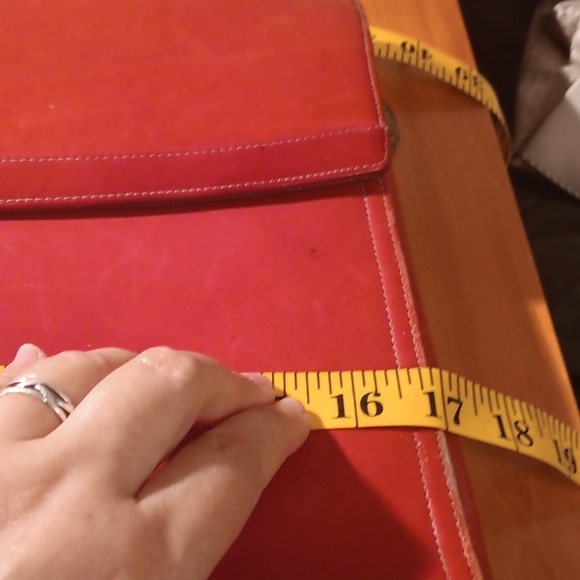 Hartman By Sharif Vintage Elegant Red Leather Briefcase - Picture 4 of 14